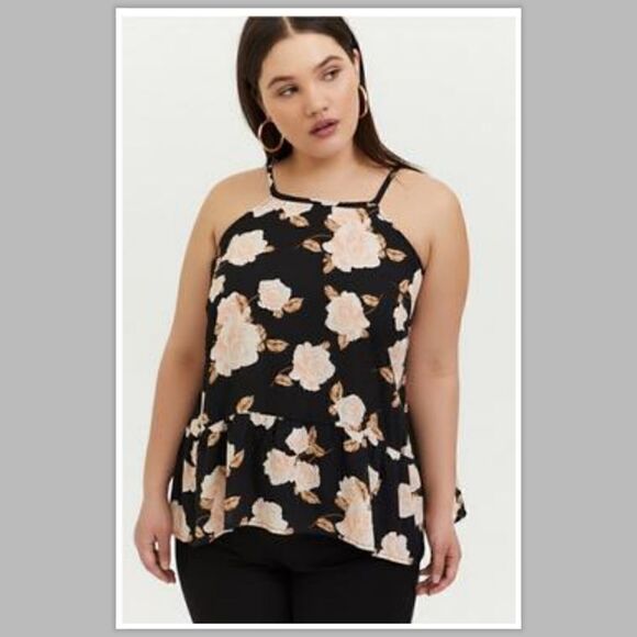 Torrid Airy georgette captures flowy movement in this floral cami size 4X - Picture 1 of 5